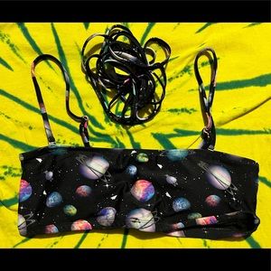 BlackMilk Clothing Paper Universe Bandeau